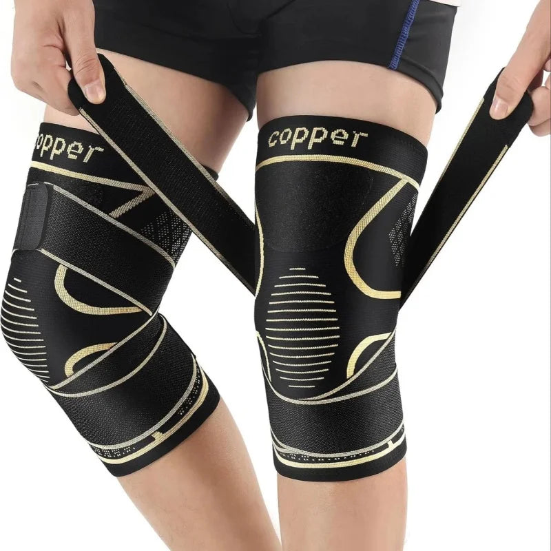 Moderngaloore Copper Knee Brace & Compression Sleeve for Men & Women – Arthritis Pain Support, Sports & Joint Pain Relief