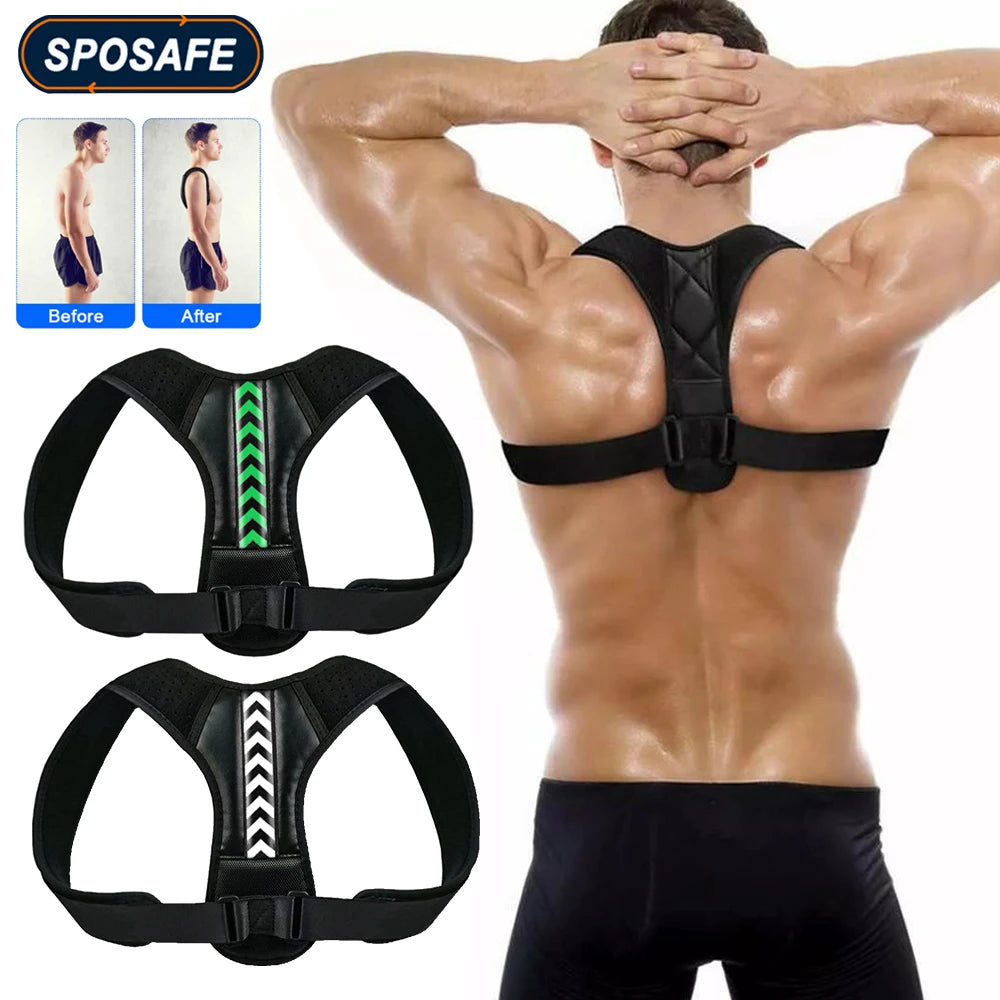Moderngaloore Adjustable Invisible Back Posture Corrector – Clavicle & Shoulder Support Brace for Men & Women