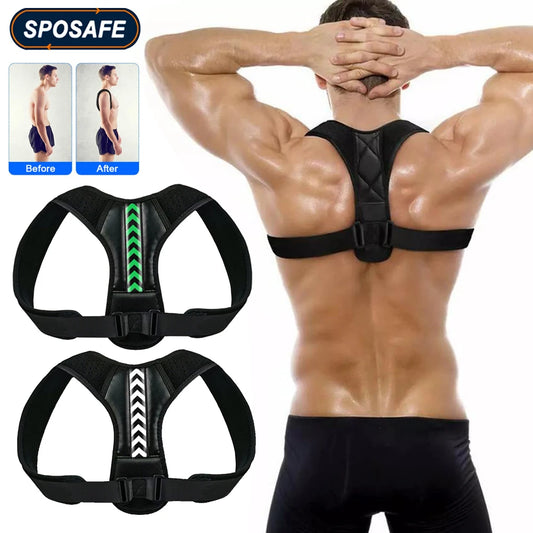 Moderngaloore Adjustable Invisible Back Posture Corrector – Clavicle & Shoulder Support Brace for Men & Women
