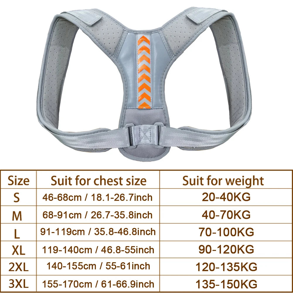 Moderngaloore Adjustable Invisible Back Posture Corrector – Clavicle & Shoulder Support Brace for Men & Women