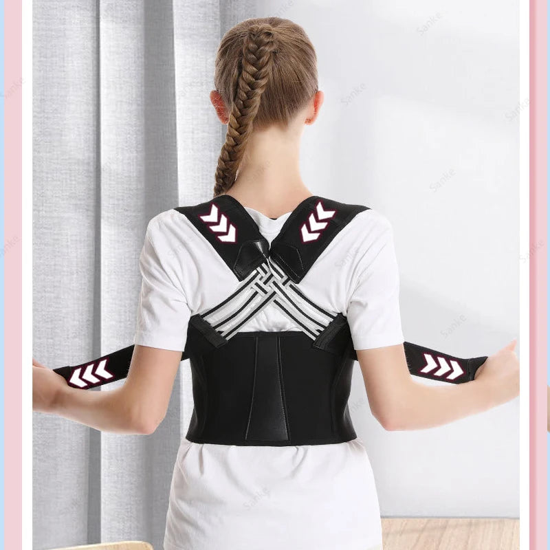 Moderngaloore Adult Posture Corrector Belt – Breathable Back Correction Strap