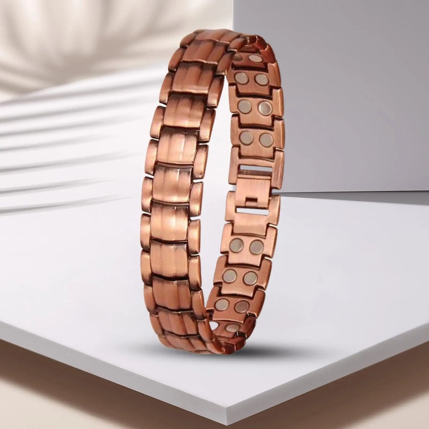 Moderngaloore Pure Copper Magnetic Bracelet for Men – Arthritis Pain Relief Jewelry, Daily Wellness Accessory
