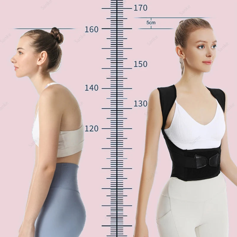 Moderngaloore Adult Posture Corrector Belt – Breathable Back Correction Strap