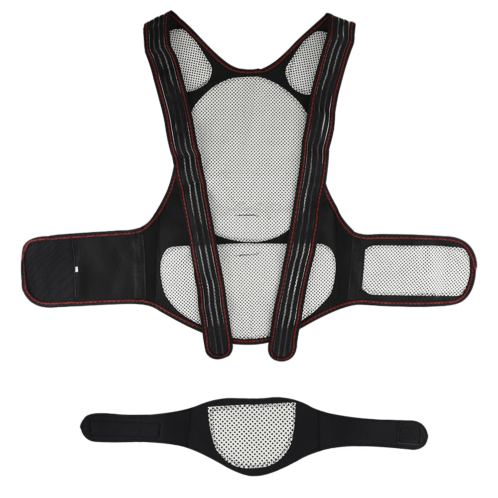 Moderngaloore Tourmaline Self-Heating Magnetic Therapy Back Support Belt