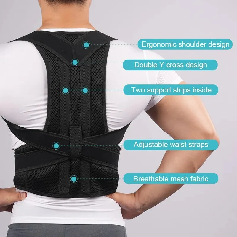 Moderngaloore Elite Spine Command Back Brace – Adjustable Posture Corrector
