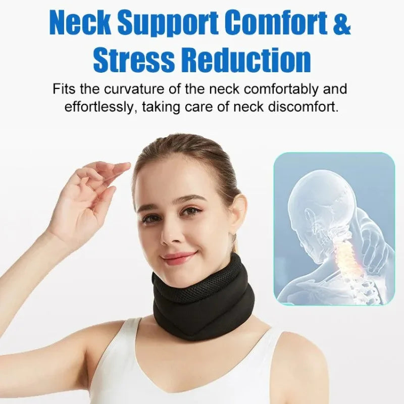 Moderngaloore Soft Neck Brace - side view showing foam padding