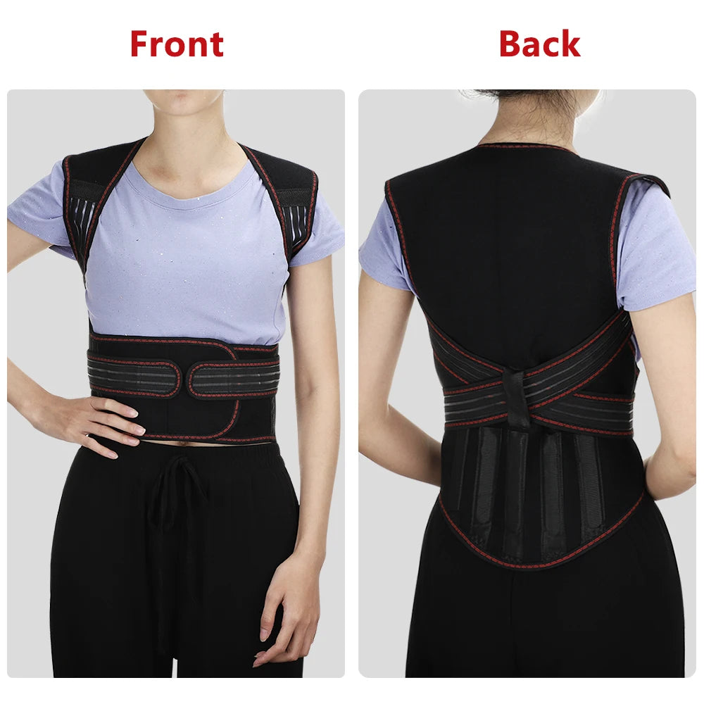 Moderngaloore Tourmaline Self-Heating Magnetic Therapy Back Support Belt