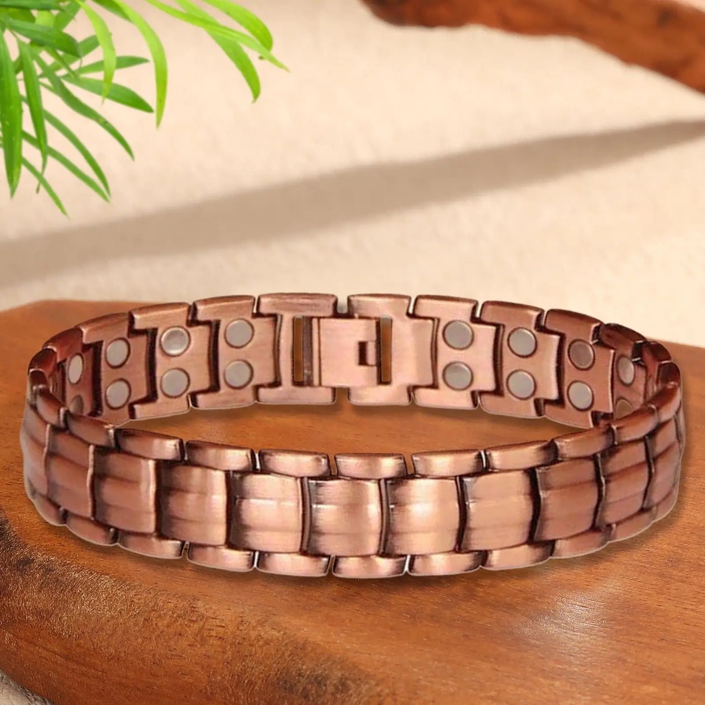 Moderngaloore Pure Copper Magnetic Bracelet for Men – Arthritis Pain Relief Jewelry, Daily Wellness Accessory
