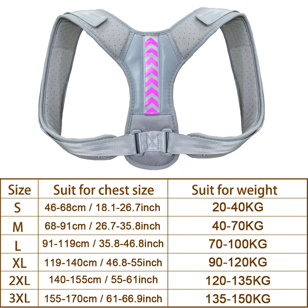 Moderngaloore Adjustable Invisible Back Posture Corrector – Clavicle & Shoulder Support Brace for Men & Women