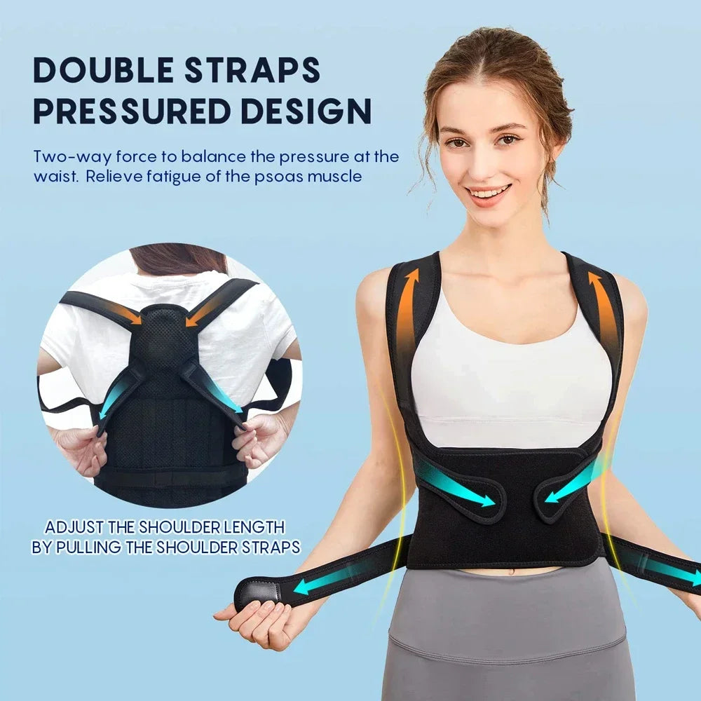 Moderngaloore Full Back Dominator Brace - worn by model side view