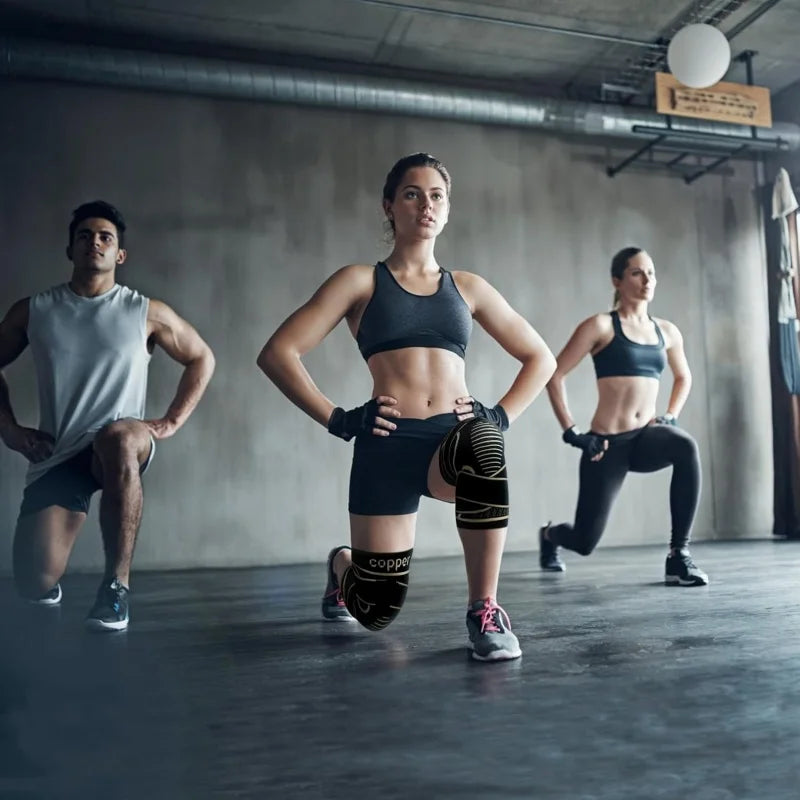 Moderngaloore Copper Knee Brace & Compression Sleeve for Men & Women – Arthritis Pain Support, Sports & Joint Pain Relief