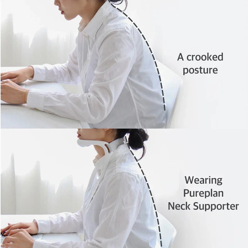 Moderngaloore Adjustable Neck Brace - adjustable velcro closure detail