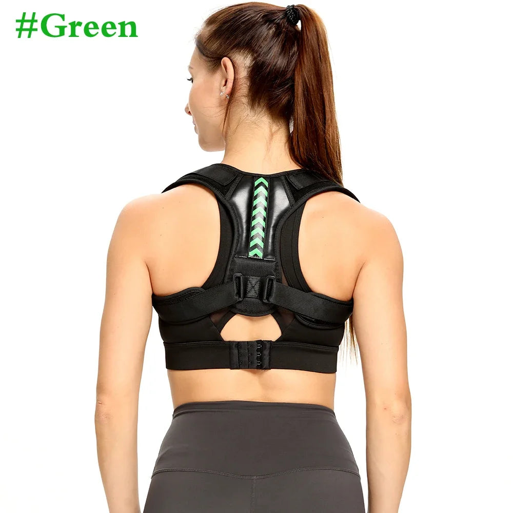 Moderngaloore Posture Corrector Back Support Belt - front view on model