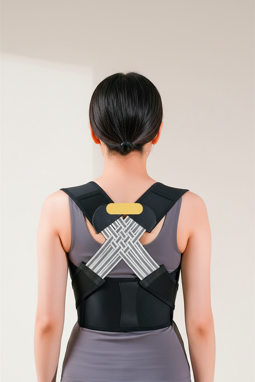 Asian woman - posture brace