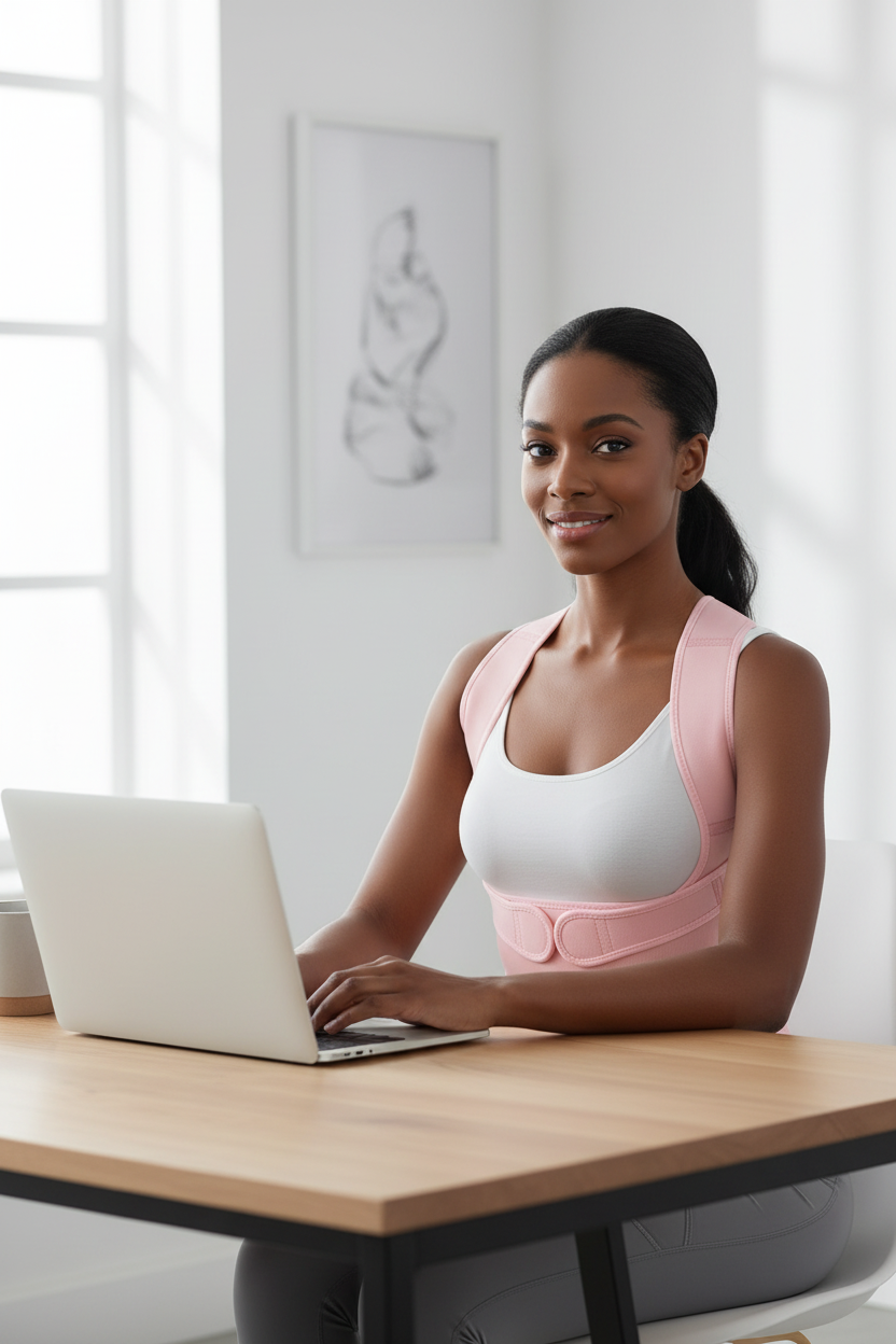 Clinical Posture Corrector - Black Woman Lifestyle