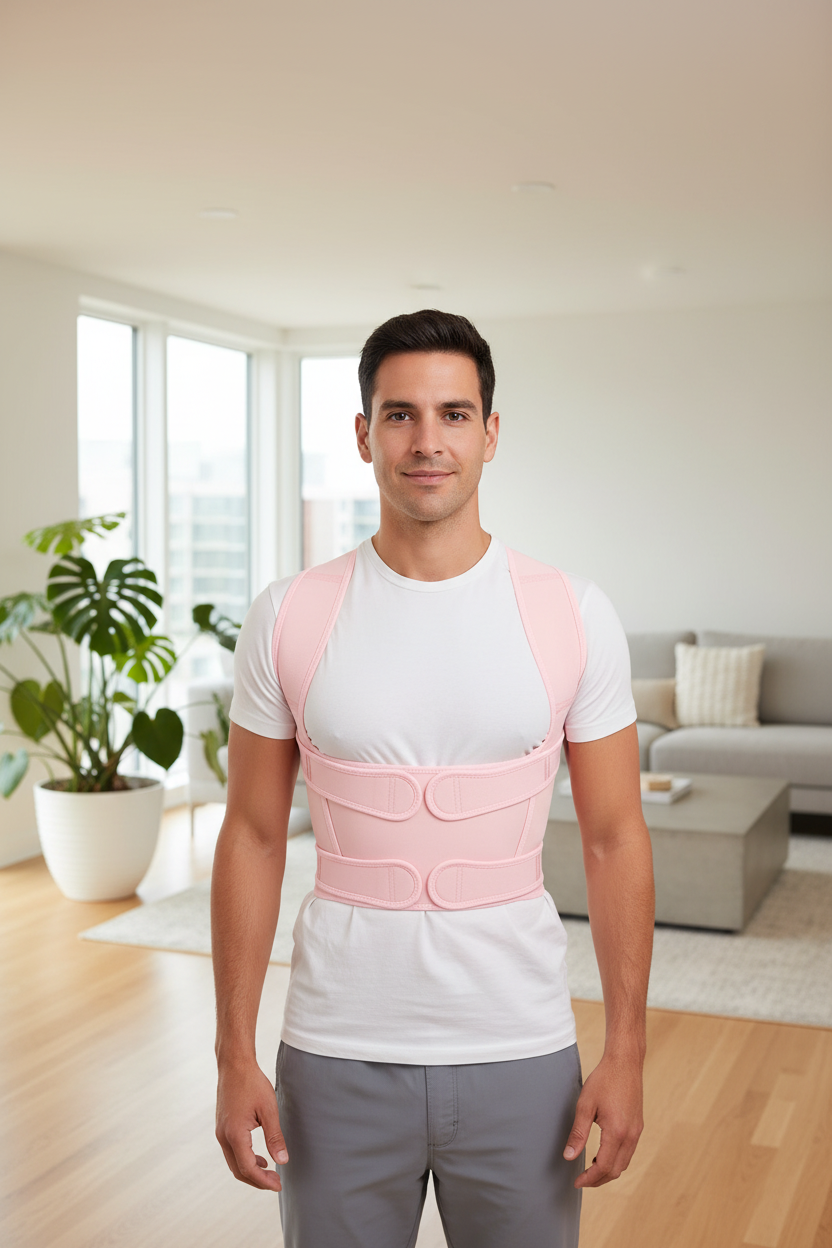 Clinical Posture Corrector - Latino Man