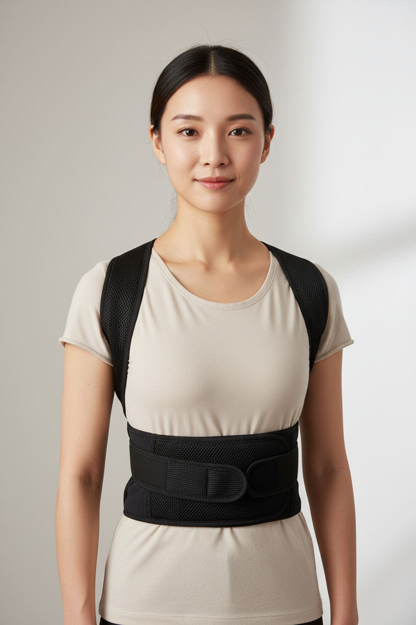 Reinforced Lumbar Vest - Asian Woman